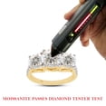 thumbnail image 7 of 3.24 Carat Center 7MM & Side 6MM Round Cut Lab Created Moissanite Diamond 3 Stone Engagement Ring For Women 10K Solid Yellow Gold (G-H Color, VVS1 Clarity, 3.24 Cttw)-10, 7 of 7