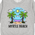 thumbnail image 3 of Inktastic Summer Vacation in Myrtle Beach Toddler Sweatshirt, 3 of 4
