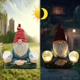 thumbnail image 4 of Adorno De Muñeca Sin Rostro Solar, Estatua De Gnomo De Jardín Con Luz, Artesanía De Resina, Estatua De Enano, Adornos De Luz Solar, Regalo De Decoración Eigraketly HA037415-00, 4 of 6