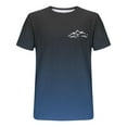 thumbnail image 4 of Fnnxeal Mens Graphic T-Shirts Short Sleeve Sunmmer Casual Crew Neck Navy Shirts for Men Size 3XL, 4 of 4