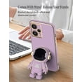 thumbnail image 5 of Compatible with Poco F5 Case for Women Men, Ultra Soft Xiaomi Poco F5 Phone Case with Stand Silicone TPU Plating Cute Astronaut Pattern Cases Cover (Purple), 5 of 12