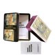thumbnail image 1 of Cartas de tarot con caja de hierro, tecnología de estampado en caliente, naipes de alta calidad, exclusivo juego de cartas de mesa en inglés, 1 of 5