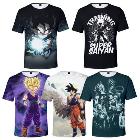 

Dragon Ball Toddler Boys Cartoon Graphic T-Shirt Athletic Tshirts Up to 8XL