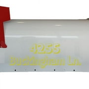 VWAQ Personalized Mailbox Decal Set