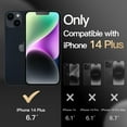 thumbnail image 2 of JETech Case for iPhone 14 Plus 6.7-Inch, Heavy Duty Dual-Layer Rugged Protection, Shockproof Protective Tough Phone Cover with Matte Back (Navy), 2 of 6