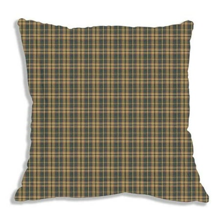 hadley plaid brown euro sham 26 in.x 26 in