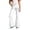 White, variant on Girls School Uniform Pants Elastic High Waisted Flare Dress Pants Bell Bottoms for Cancer Awareness Month Campaign 9-10 Years