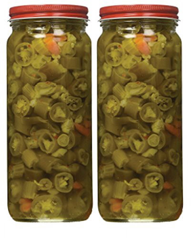 Marconi - The Original Chicago Style Hot Giardiniera - 16 Oz (2 Pack)
