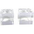 thumbnail image 1 of Amlong Crystal Cube Stand for up to 80mm Ball 2 Pack, 1 of 3