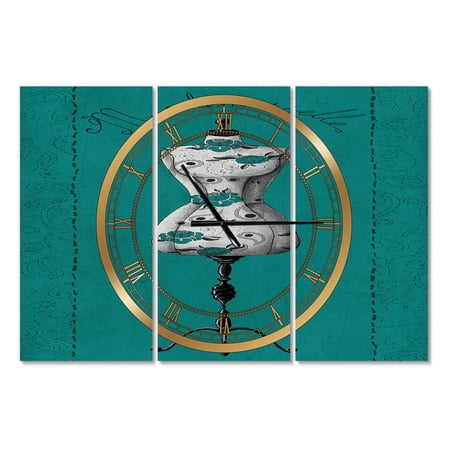Designart 'French Couture III' Traditional Wall Clock