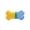 B#059, variant on Dog Cooling Toy, Summer Ice Chew Stick for Large Small Dogs, Freezable Water Filled Bone for Heat Relief, Durable Rubber Teething Fetch Toy for Outdoor Indoor Play, Blue Yellow