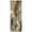 Brown, variant on Boho Vintage Flower Door Curtains for Door Window, French Sidelight Front Back Door Curtains With Tieback, Farmhouse Botanical Floral Leaf Kitchen Rod Pocket Drapes Panel, 25"x72"