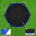 thumbnail image 4 of Yiweny Kids Trampoline Outdoor, 14FT Round Trampoline W/ Enclosure Net, Basketball Hoop, Heavy Duty Trampoline with Basketball Hoop, Ladder, Upgraded 6 W Support, Blue, 4 of 9