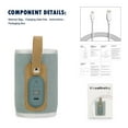 thumbnail image 3 of Portable Baby Milk Heat Guardián Botty Bottle Cazador Calentador Biberones para Bebés USB Potencia 7 Velocidades Pantalla Digital Viajes Al Aire Libre Red, 3 of 9