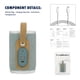 thumbnail image 2 of Calentador Leche para Bebés Alimentación USB Biberones 7 Velocidades (luz) Rojo Y Azul, 2 of 9