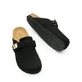 thumbnail image 4 of BURUDANI Women Cork-Footbed Arch-Support Clogs Mules Slip-On Comfort Slides Sandals for Everyday Wear, 4 of 7