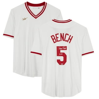 Men's Ken Griffey Jr. Red/Black Cincinnati Reds Cooperstown Collection  Replica Player Jersey