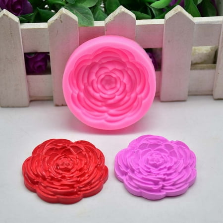 

Ykohkofe Peony Flower Silicone Fondant Icing Mould Wedding Cake Mold Decoration