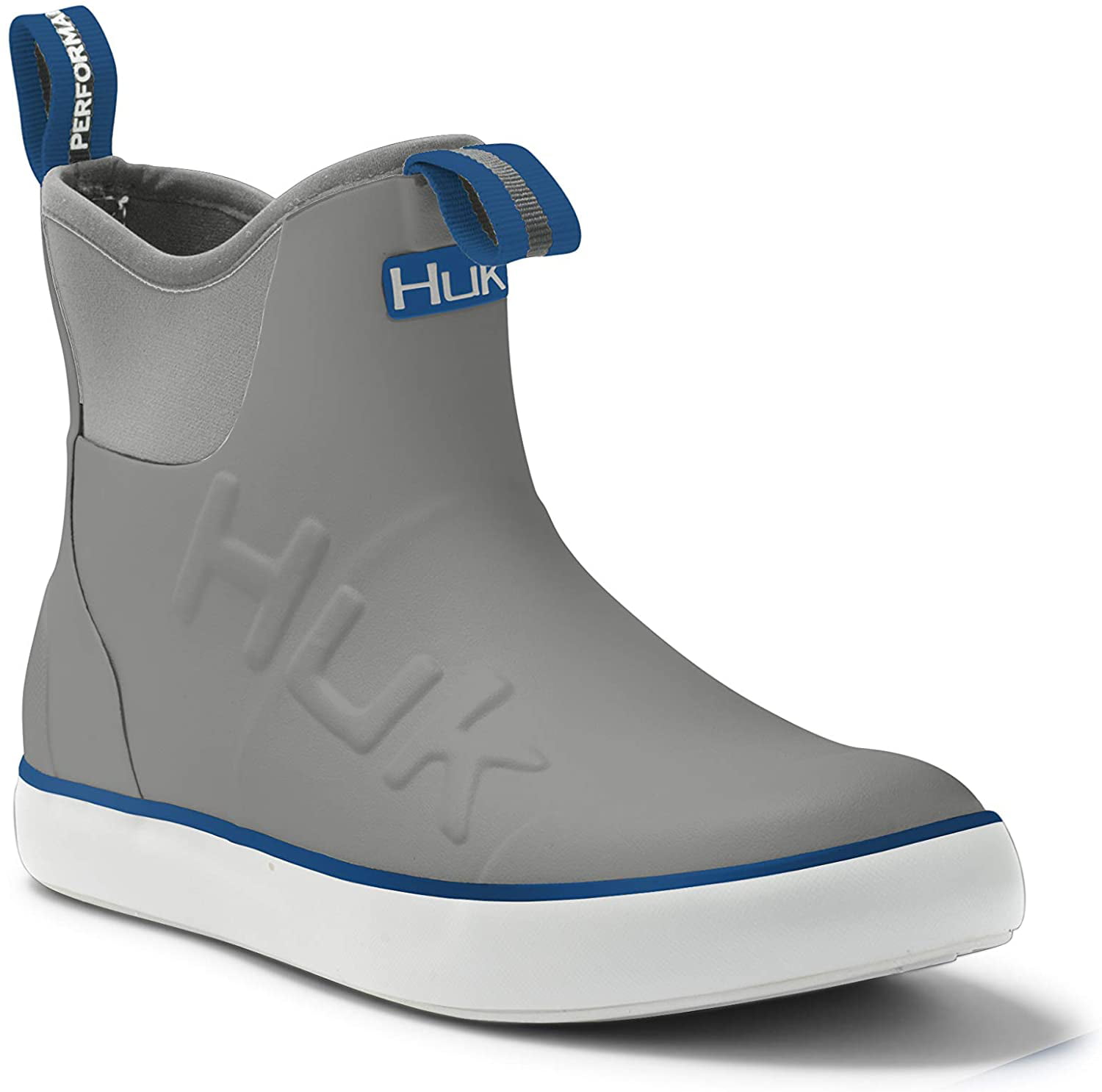 Huk Men's Rogue Wave Grey Size 7 High-Performance Fishing Ankle