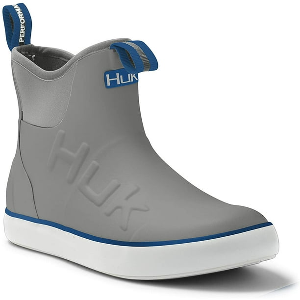 Huk Men's Rogue Wave Grey Size 12 HighPerformance Fishing Ankle Boots