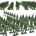thumbnail image 3 of 100Pcs Mini Classic Soldiers Figures Models Playset Desk Decor Kids Toy Gift, 3 of 11