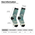 thumbnail image 2 of Balery Starry Sky Cloud Fox Calcetas Largas con Estampado para Hombre y Mujer – Suaves y Transpirables, Talla Única (US 5-11), 2 of 6