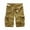 Khaki, variant on Azrian Mens Shorts Fall Saving,Men's Shorts Casual Pure Color Outdoors Pocket Beach Work Trouser Cargo Short Pants