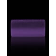 thumbnail image 5 of REMANLAND Purple Sparkle Envelope Evening Clutch with Rhinestone Jewelry Set, Matching Drop Earrings Necklace Bangle Women Formal Party Handbag, 5 of 7