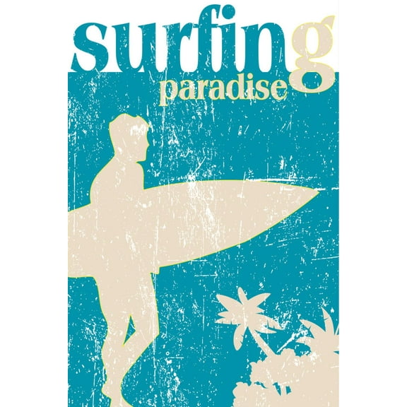 Art.com Surfing Poster Art Print by kots, 16" x 24"
