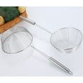 thumbnail image 2 of Stainless Steel Frying Oil Strainer Mesh Food Colander Spoon Soup Strainer Kitchen Tool Oil Colander (Diameter 14CM), 2 of 8
