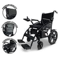 thumbnail image 2 of Lightweight Durable Electric Wheelchair for Adults, 265 lbs Capacity, Up to 13 Miles Range, All-Terrain Travel Power Wheel Chair for Seniors, Airline&Cruise Approved, US-Based Support, ComfyGo 6011, 2 of 6