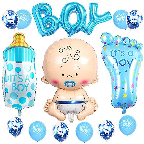 Its A BOY 31" Baby Shape Christening Birthday Shower Party Foil Balloon 