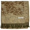 thumbnail image 2 of Falari Women's Reversable Paisley Woven Pashmina Shawl Wrap Scarf, 2 of 3