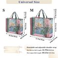 thumbnail image 2 of FORMRS Womens Corduroy Tote Bag Crossbody Shoulder Handbag with Pocket, Green Window Sea, 2 of 7