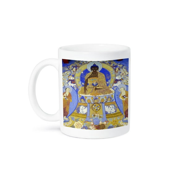 3dRose, India, Ladakh, Thiksey, Colorful Buddhist images - AS10 AAS0060 - Anthony Asael, 15oz Mug