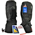 thumbnail image 4 of Karbon Leather Ski Mitts Black, 4 of 5