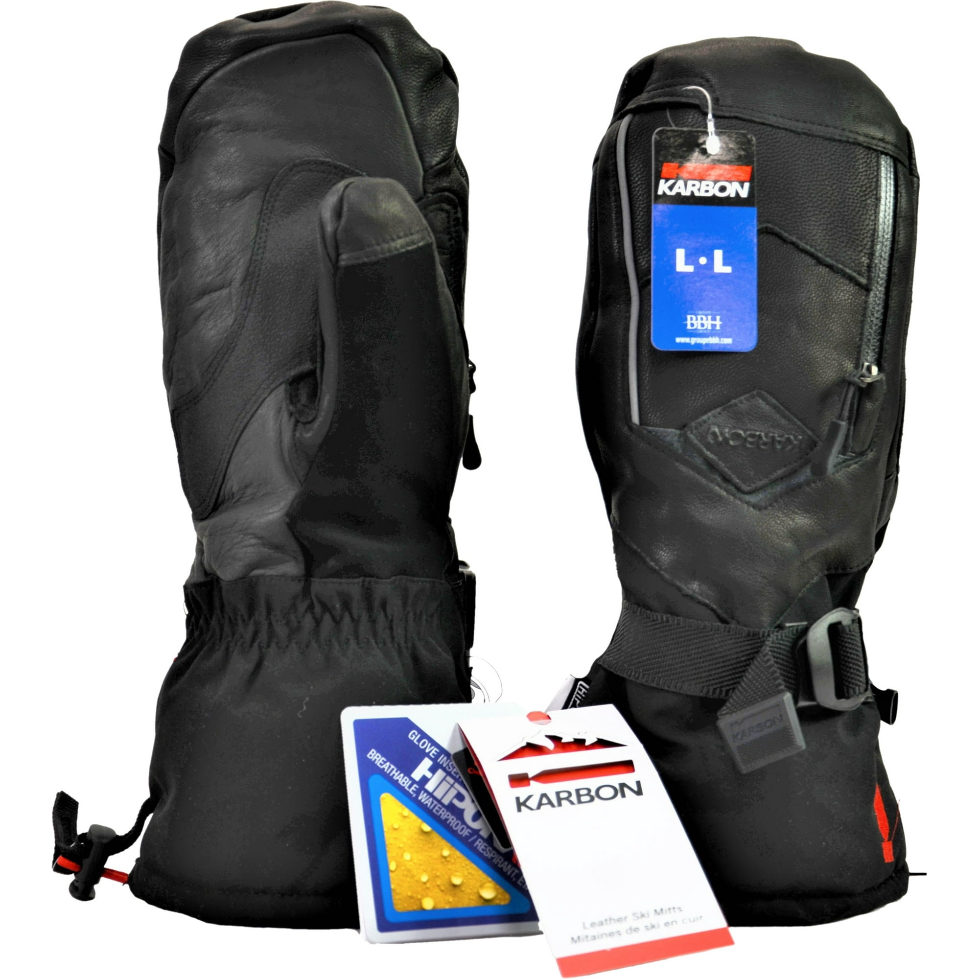 Mittens Women Burton AK Clutch GORE-TEX Leather Mitts - True Black