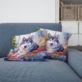 thumbnail image 2 of Watercolor Hello Winter Alaskan Malamute Chill Christmas Welcome Pillow Cushion Double Sided Alaska Mal Dog Lovers Gifts Throw Pillow - 00016, 2 of 4
