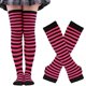 thumbnail image 1 of SAYOO Traje de guantes de medias para mujeres, calcetines rayados a través de la rodilla + guantes sin dedos SAYOO  moda, 1 of 5