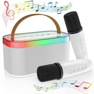 Machine de Karaok avec 2 Micro sans Fil Haut-Parleur Bluetooth ou Portable Karaoke  Machine 7 Effets Sonores - Cdiscount Jeux - Jouets