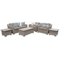 thumbnail image 1 of Coast 7 Piece Outdoor Wicker Patio Furniture Set in Wheat, 1 of 2