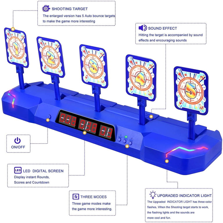 Targets for Nerf Gun, Shooting Target Kit for Kids Practice