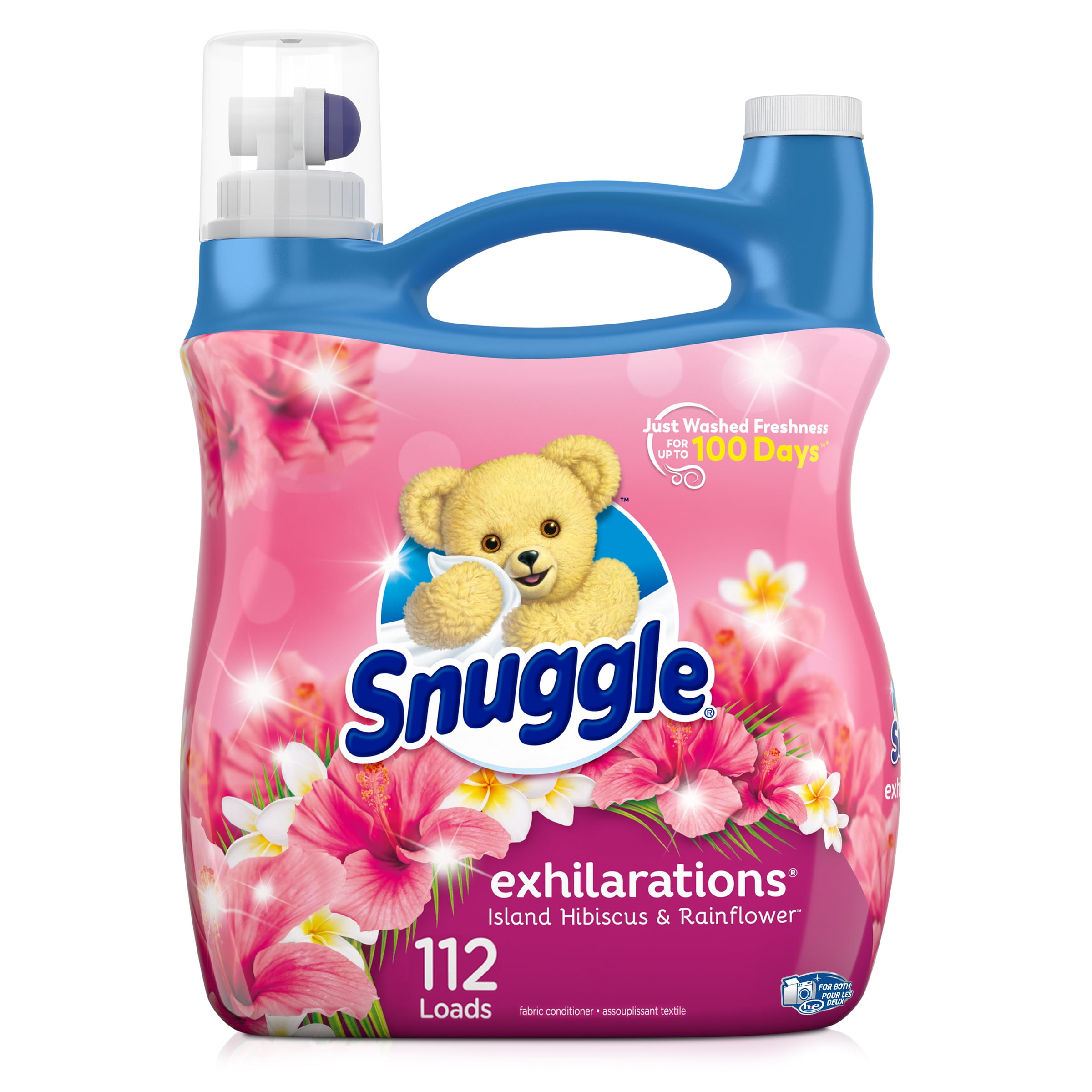 Snuggle Exhilarations Liquid Fabric Softener, Island Hibiscus