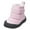 Pink, variant on LIhncine Baby Snow Boots Water-Resistant Winter Boots for Toddlers 12-18 Months,1-4Years