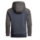 thumbnail image 3 of Sudadera con capucha de retazos de malla de manga larga de otoño e invierno para hombre, prendas de vestir, Tops Pompotops  oipoqjl17526, 3 of 3
