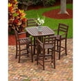 thumbnail image 2 of Polywood  La Casa Cafe 5-piece Outdoor Bar Chair Set with Table, 2 of 2