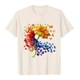 thumbnail image 6 of POROPL Sunflower Shirts for Women Cotton T Shirts for Women Short Sleeve Tee Tops, 6 of 6