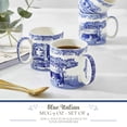 thumbnail image 2 of Spode Blue Italian Collection 9 Oz Mugs, Set of 4 Cups for Tea, Warm Beverages, and Coffee, Made of Fine Porcelain, Blue/White, Dishwasher and Microwave Safe, 2 of 7