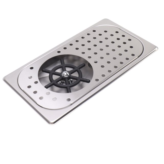 Lavadora de Vasos Enjuagadore de Vidrio de Acero inoxidable, Limpieza A Alta Presión, Amplia Gama de Usos, Fácil de Instalar, Adecuada Para Cocinas Domémquis, Cafeterías,