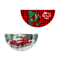 thumbnail image 1 of Bandera de jardín de Navidad en forma de abanico, accesorios para fiesta de Navidad A, 2 piezas Banderas para exteriores Banderas Banner de abanico colgante de invierno para fiesta de Navidad al aire libre Rojo Verde, 1 of 5